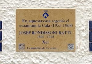placa de Josep Rondissoni